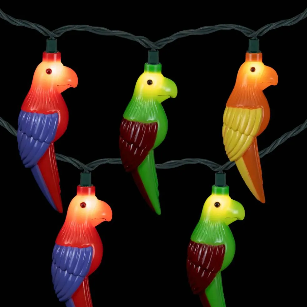 10ct. Parrot Patio String Lights