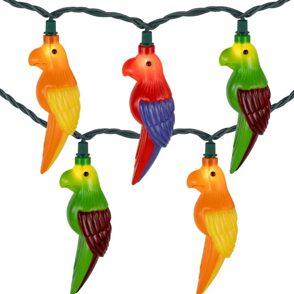 10ct. Parrot Patio String Lights