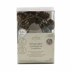 18ct. Pinecones LED String Lights by Ashland®