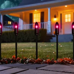 10ct. Purple C9 Bulb Halloween Pathway Markers