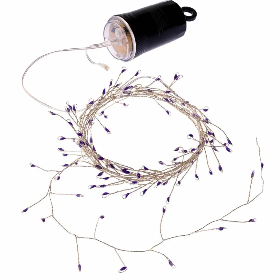 120ct. Purple LED String Lights Garland by Ashland®
