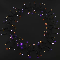 120ct. Purple & Orange Firecracker LED String Lights by Ashland®