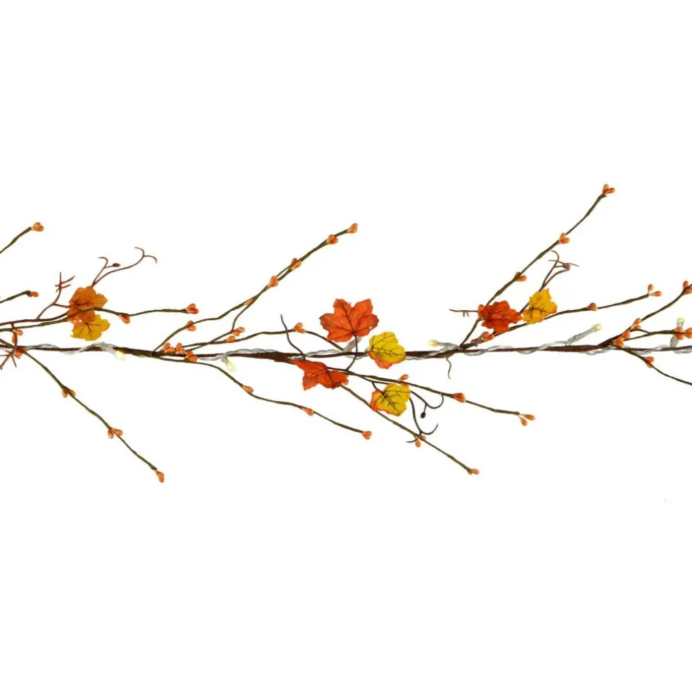 20ct. Red Leaves Garland String Lights by Ashland®