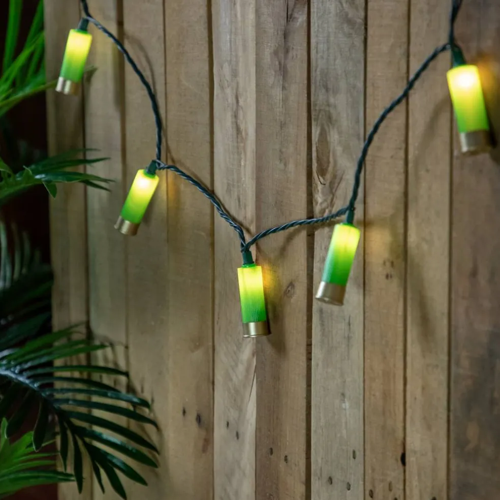 10ct. Shotgun Shells Patio String Lights