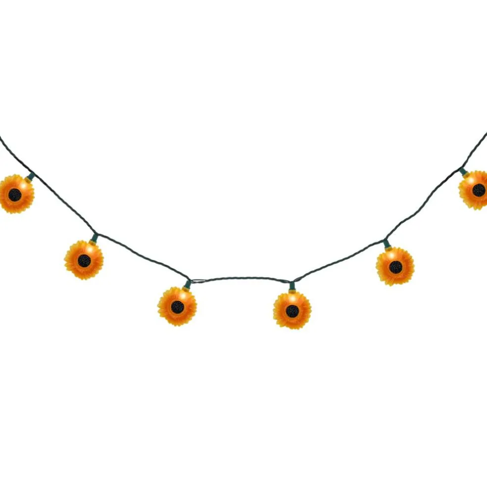 10ct. Sunflower Patio String Lights
