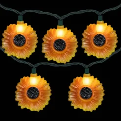 10ct. Sunflower Patio String Lights