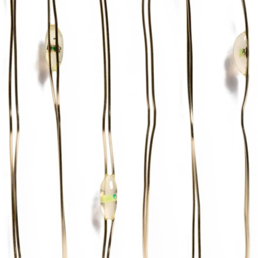 40ct. Turquoise Silver Wire LED String Lights by Ashland®