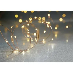 40ct. Warm White Copper Wire LED String Lights by Ashland®