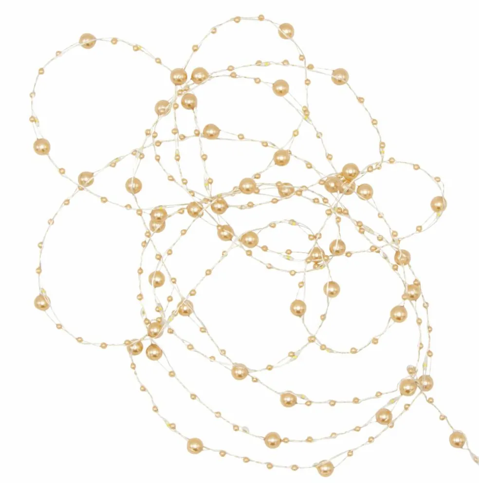 40ct. Warm White Gold Pearl LED String Lights by Ashland®