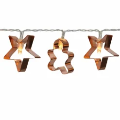 10ct. Warm White LED Cookie Cutter String Lights by Ashland®