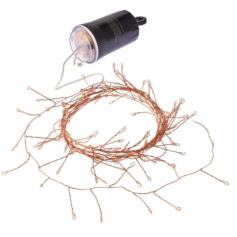120ct. Warm White LED Copper String Lights Garland by Ashland®