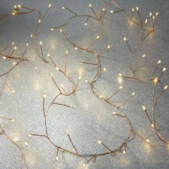 120ct. Warm White LED Copper String Lights Garland by Ashland®