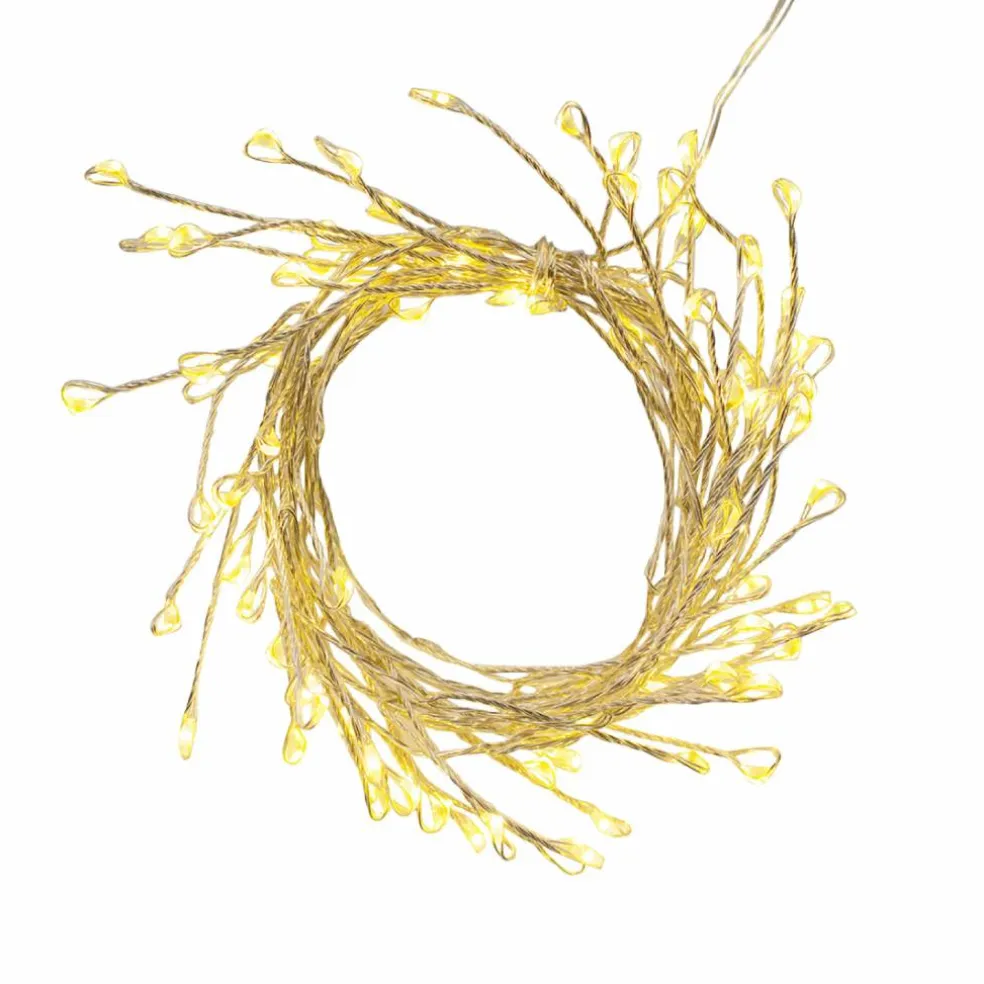 80ct. Warm White LED Firecracker String Lights on Silver Wire by Ashland®