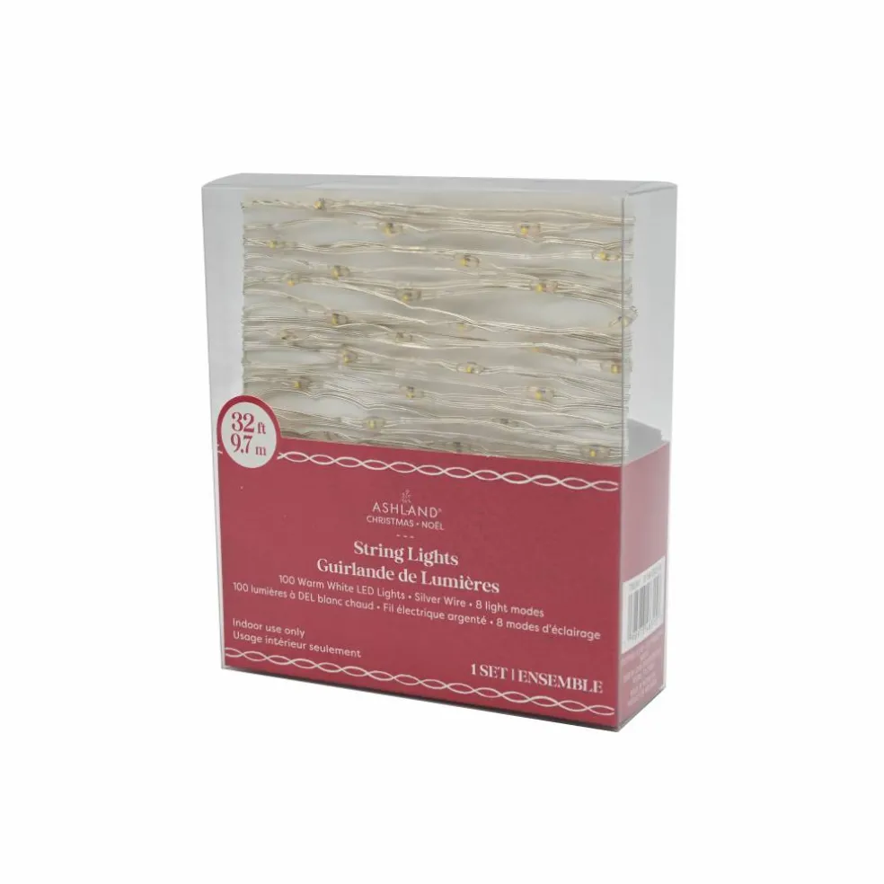 100ct. Warm White LED String Lights by Ashland®