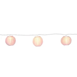 10ct. White Fabric Lantern String Lights By Ashland™