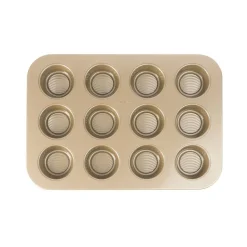 Cuisipro 12-Cup Steel Nonstick Muffin Baking Pan