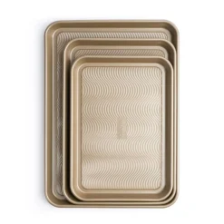 Cuisipro 13.5 x 9.5-Inch Rectangular Steel Nonstick Baking Sheet Pan