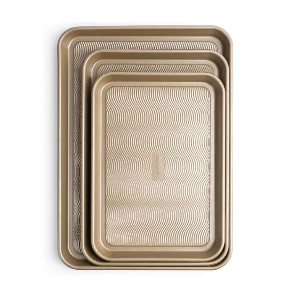 Cuisipro 13.5 x 9.5-Inch Rectangular Steel Nonstick Baking Sheet Pan