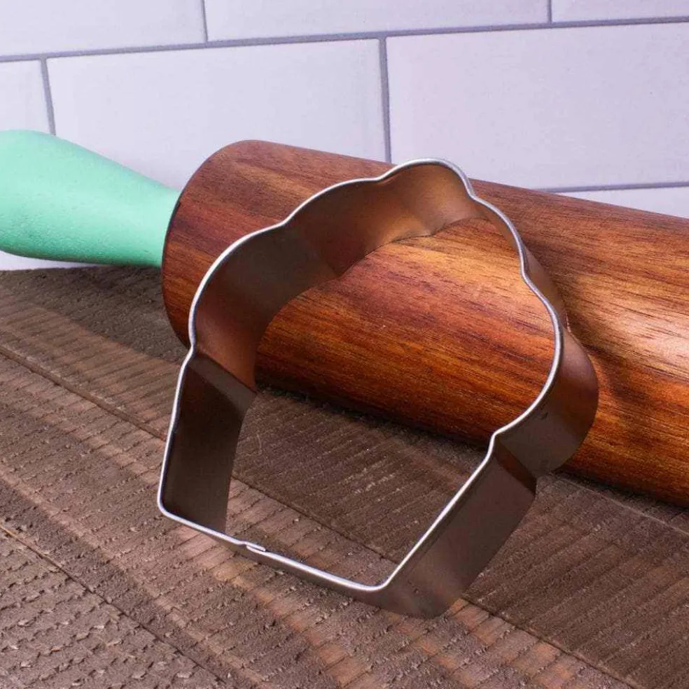 3.5" Cupcake Shaped Cookie Cutter