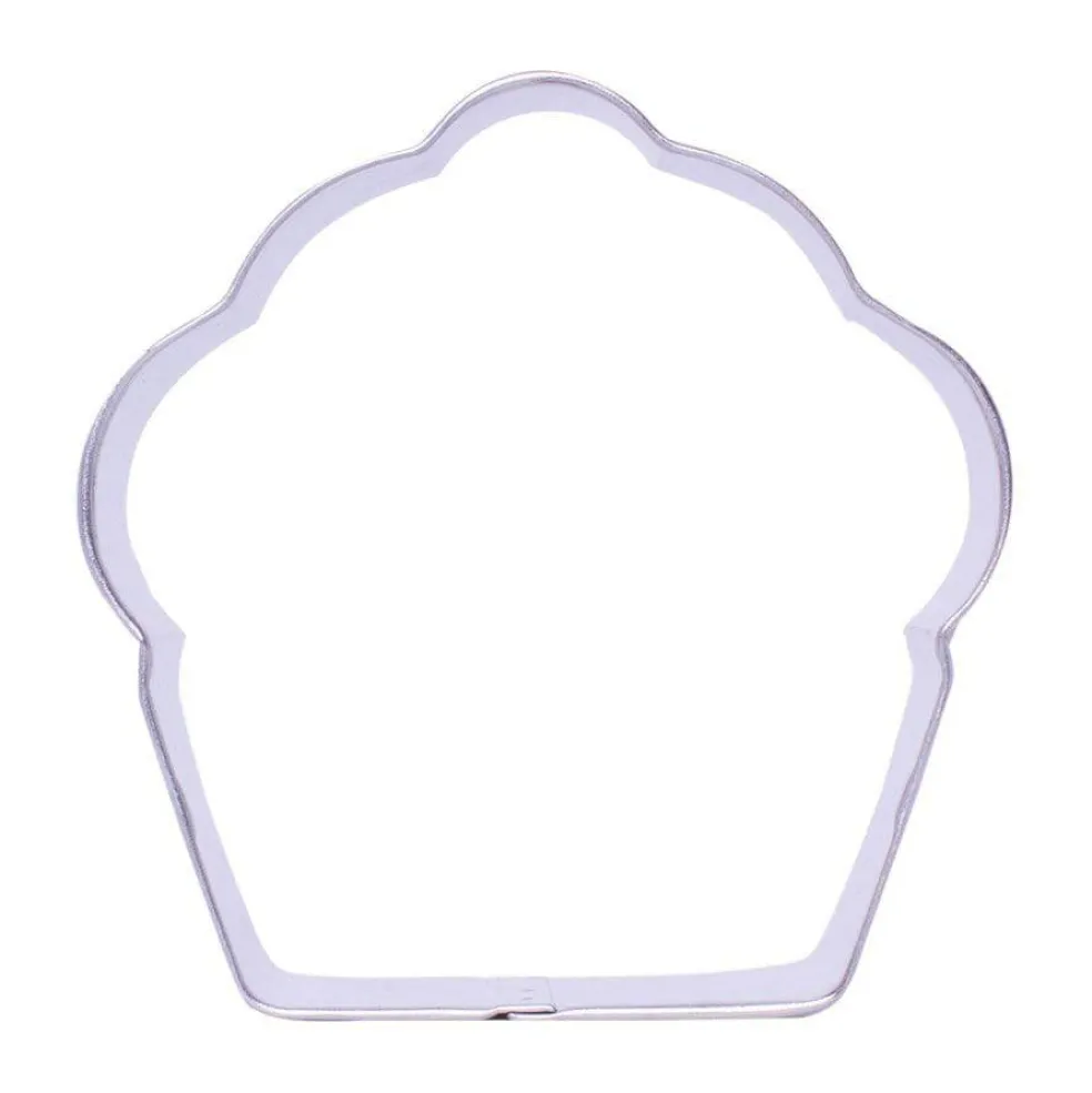3.5" Cupcake Shaped Cookie Cutter