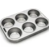 6 Cup Stainless Steel Muffin Pan