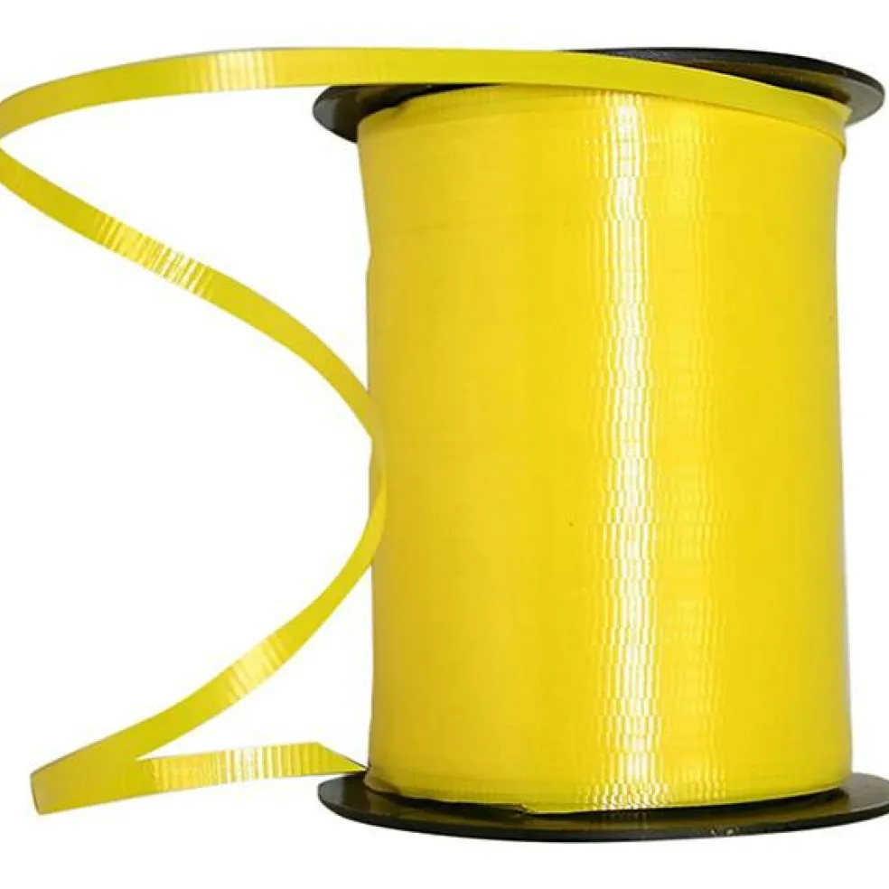 Curling Ribbon --- 3/16 in x 500 yards --- Lemon Color