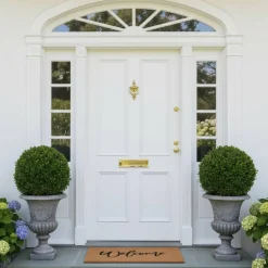 Cursive Doormat