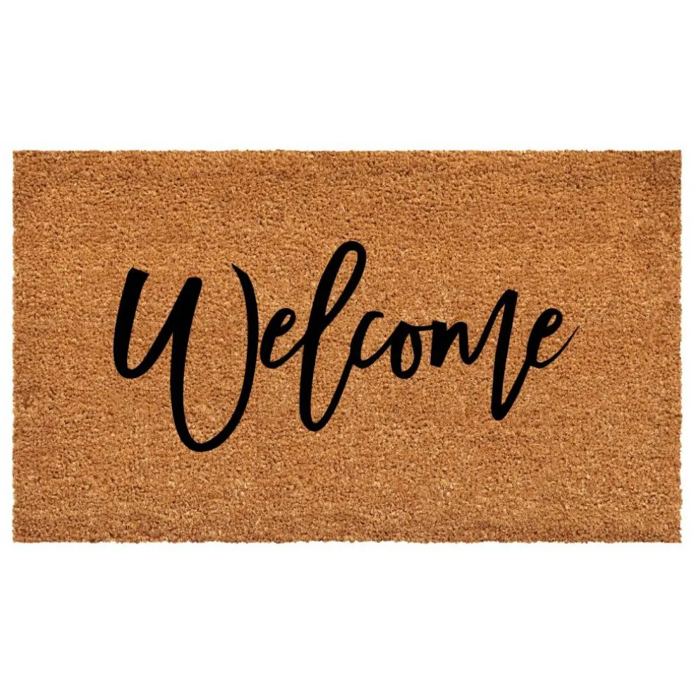 Cursive Doormat
