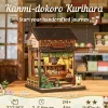 CUTEBEE® Book Nook Kit Kanmi-dokoro Kurihara DIY Miniature House Shelf Insert Diorama