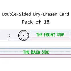 Daily Schedule Pocket Chart, 13+1 Pocket, Scheduling Pocket Chart, 18 Dry-Eraser Cards, Educational Charts for Classroom Office Home Preschool Activity (Black)