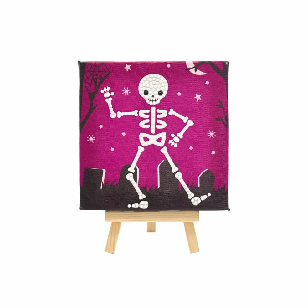 Dancing Skeleton Canvas Diamond Art Kit by Creatology™
