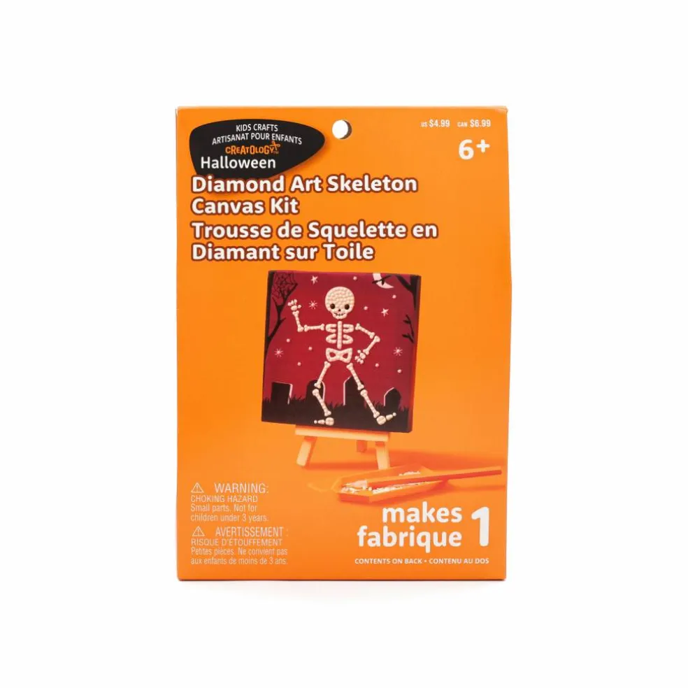 Dancing Skeleton Canvas Diamond Art Kit by Creatology™