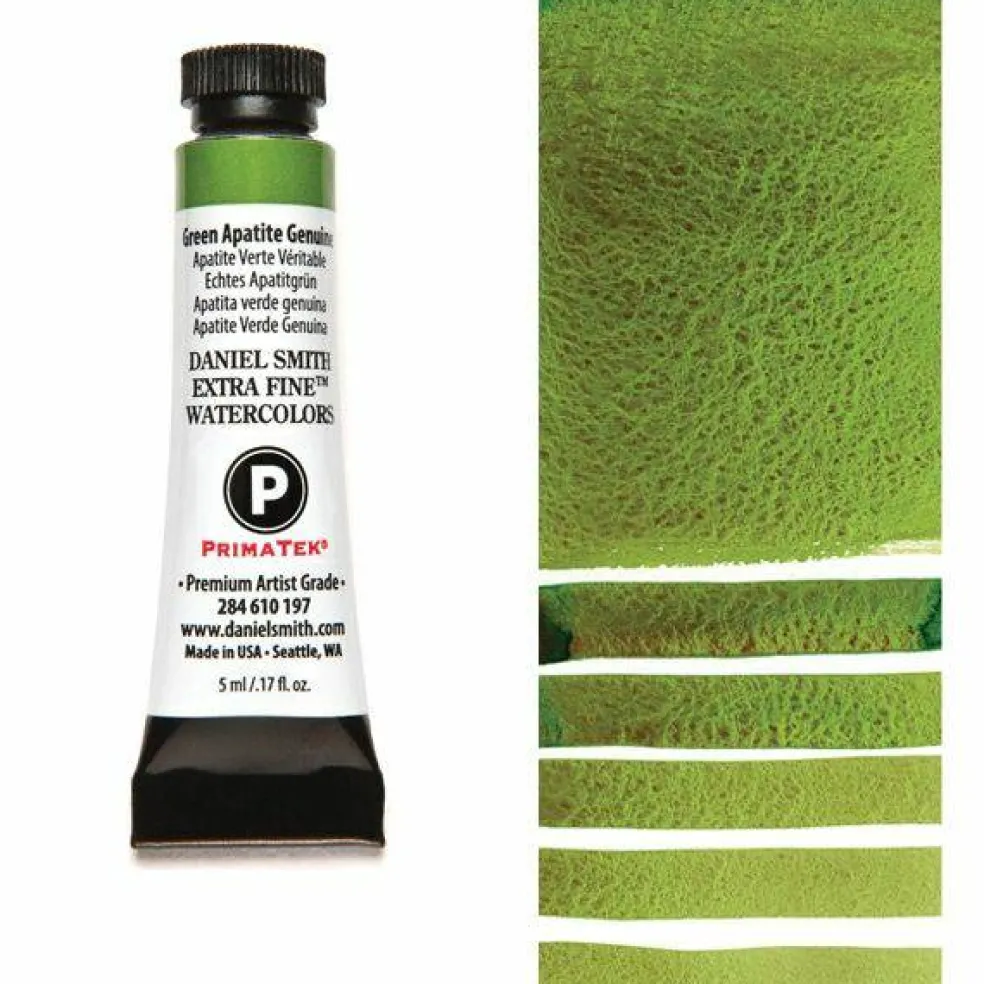 Daniel Smith Extra Fine Watercolors - Green Apatite Genuine, 5 ml Tube