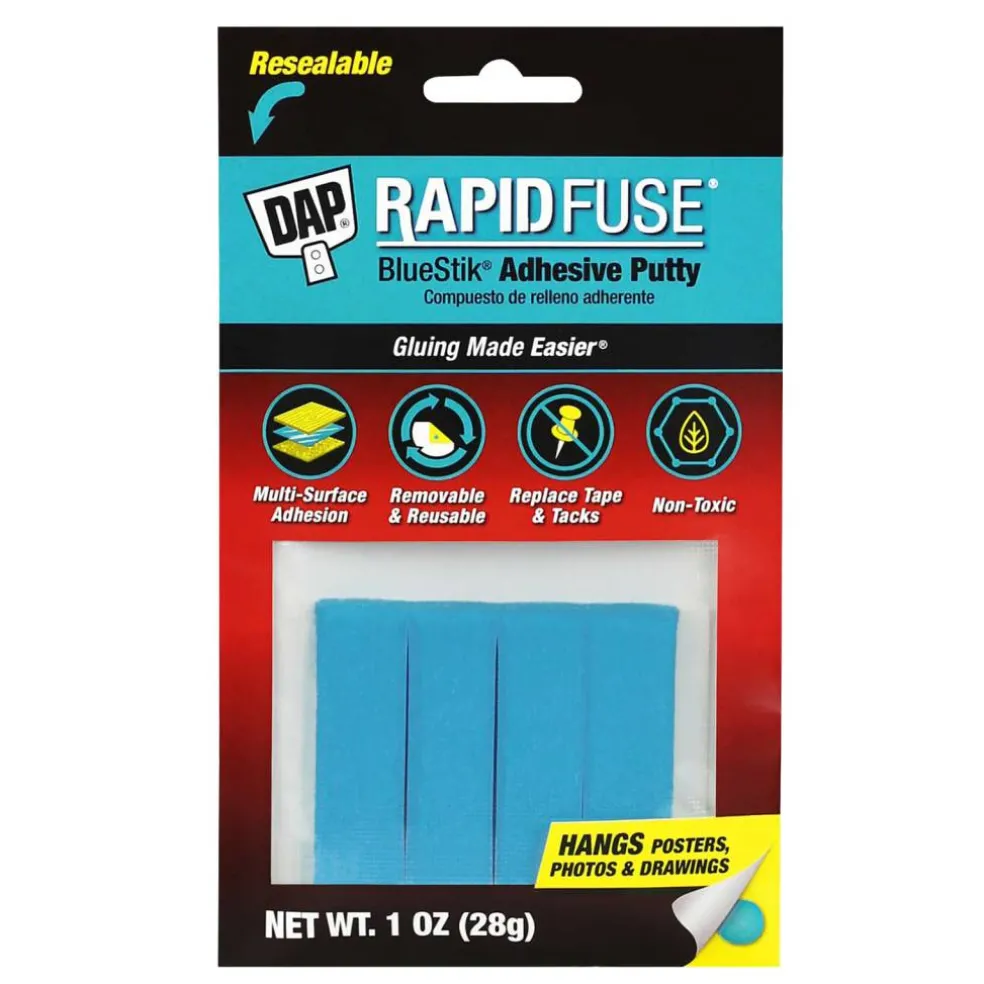 DAP BlueStik 1oz. Reusable Adhesive Putty, pack of 12