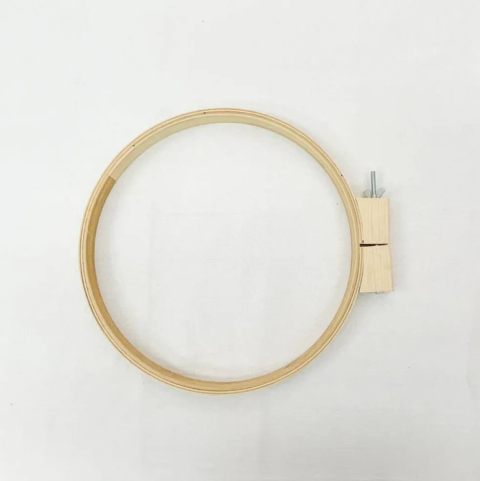 Darice Quilting-Slow Mindful Stitching-Embroidery Hoop 10" Wood Round 1 pc