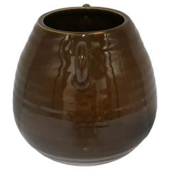 Dark Brown Ceramic Vase Tabletop Décor by Ashland®