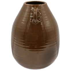Dark Brown Ceramic Vase Tabletop Décor by Ashland®