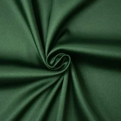 Dark Green Poly Spandex Stretch Solid Stretch Lamour Woven Fabric By the Yard