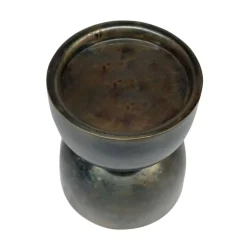 Dark Iridescent Metal Pillar Candle Holder by Ashland®