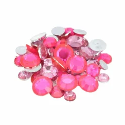Dark & Light Pink Round Mix Gems by Creatology™