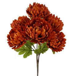 17" Dark Orange Mum Bush by Ashland®
