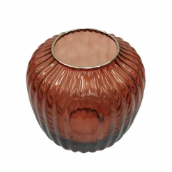 7.5" Dark Pink Glass Vase by Ashland®