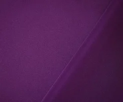 Dark Purple Poly Spandex Solid Stretch Lamour Woven Fabric By the Yard