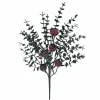 12.5" Dark Red Roses & Black Leaves Pick by Ashland®