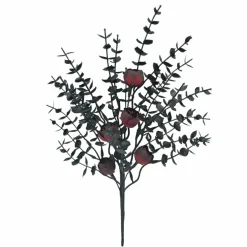 12.5" Dark Red Roses & Black Leaves Pick by Ashland®