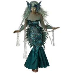 Dark Sea Siren Adult Womens Costume