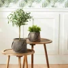 Dark Wooden Pail Set