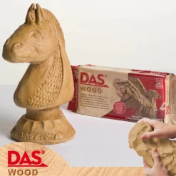 DAS Modeling Wood Toned Clay Air Hardening