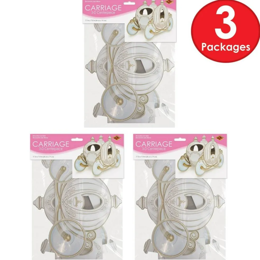 3-D Carriage Party Centerpiece