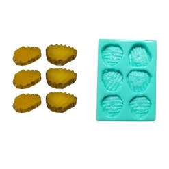 Deconstructed Burger Silicone 5 Mold Combo | Realistic Food Shape For Soap Embeds | Candle Embeds | Wax Melts Silicone Mold| Not Food Grade